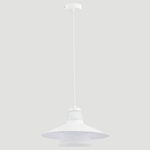Nowoczesny lampa sufitowa MARVEL I biały śr. 40cm