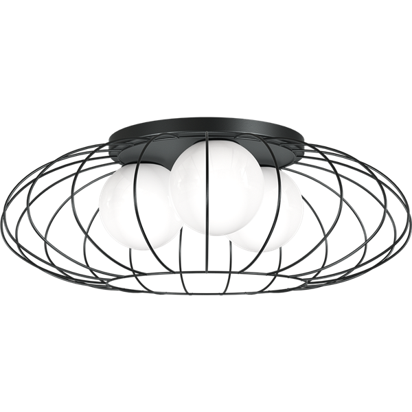 Lampa Sufitowa KRONOS BLACK 3xE27