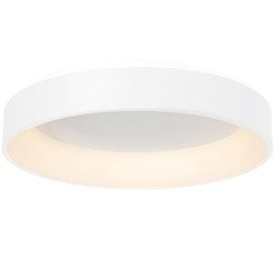 Biały plafon OHIO LED, śr 45cm 24W