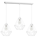 Lampa wisząca BASKET WHITE 3xE27