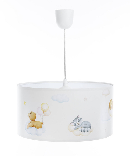 Lampa sufitowa dla dziecka Leśni Przyjaciele i Chmurki 50 cm