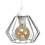 INDUSTRIALNA lampa wisząca NORMAN WHITE 1xE27 MLP6260