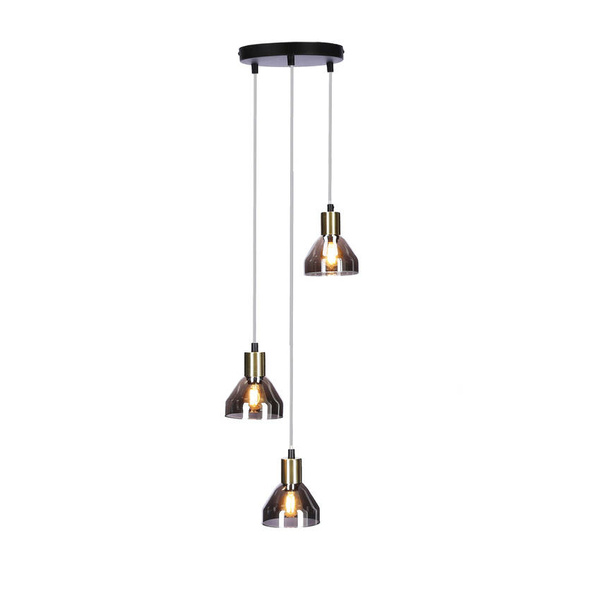 Lampa wisząca złota 3xE14 18cm Gregory 33-78995
