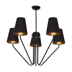 Żyrandol VICTORIA BLACK 5xE27 MLP4913
