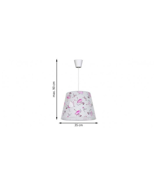 Lampa wisząca do pokoju dziewczynki 
