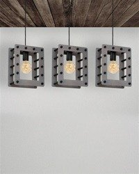 Industrialna lampa wisząca THEO 3xE27 MLP3755