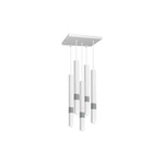 Lampa wisząca CASTRO WHITE / CHROME 5xG9 MLP6561