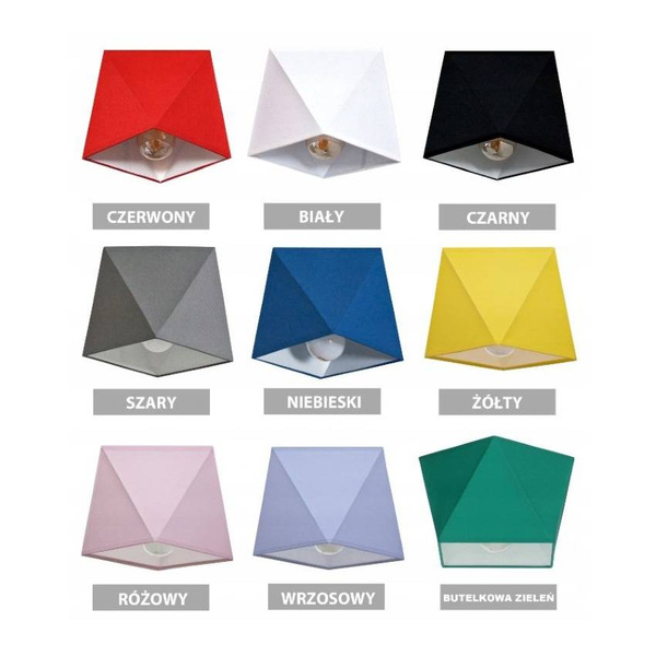 Lampa dziecięca sufitowa kolorowa Diamencik 3