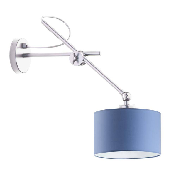  Lampa ścienna dla dziewczynki różowy abażur na przegubie Świetlisty Cylinderek