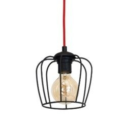 Lampa wisząca VINTAGE ROSSO BLACK
