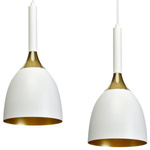 Lampa wisząca listwa CLARK WHITE/GOLD 3xE27 MLP6220