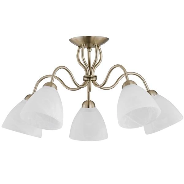 Lampa sufitowa ALFA ARIEL PATYNOWA 5xE27 64cm | 22615