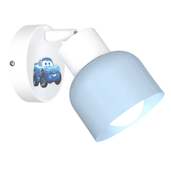 Lampa ścienna kinkiet do pokoju chłopca Autka 1xE27