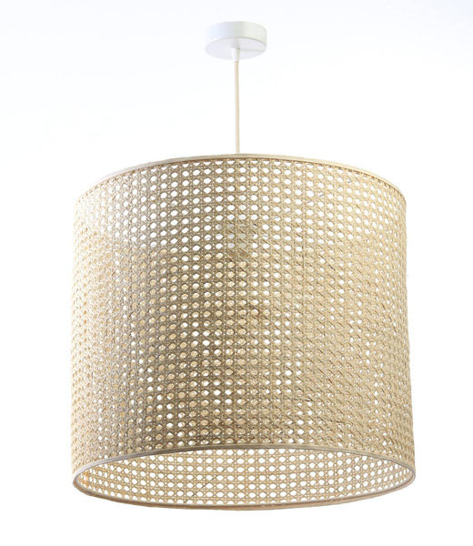 Lampa w stylu Boho Rotang z naturalnego ratanu- średnica 60 cm 