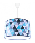 Lampa do pokoju dziecięcego z kolorowym z abażurem   