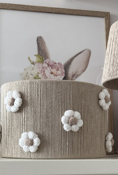 Lampa wisząca do pokoju dziewczynki w stylu Boho Stokrotki 35 cm