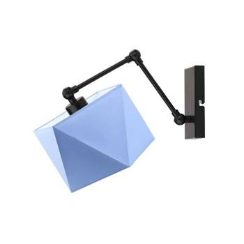 Lampa ścienna do pokoju dziecięcego niebieska- regulowana Bajkowy Diamencik