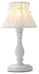 Lampa stołowa/nocna ZEFIR 41-73815 biała 1x40W E27