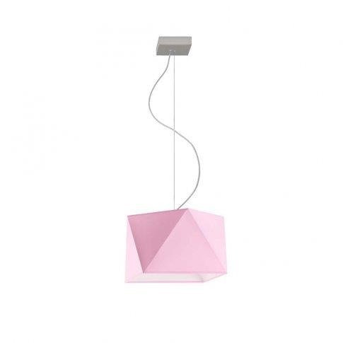 Lampa wisząca do pokoju dziecka miętowa Świetlisty Diamencik