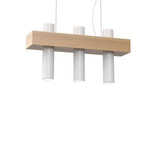 Nowoczesna lampa wisząca WEST WHITE 3xGU10 MLP5501