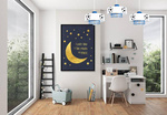 Lampa sufitowa do pokoju piłkarza czarna 3-punktowa pająk Mundial 3xE27 Led