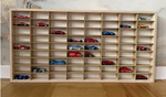Półka na resoraki Hot Wheels drewniana organizer do pokoju dziecka 72B