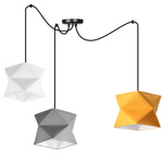 Lampa wisząca do pokoju dziecka typu pająk kolorowa Diament Spyder 3