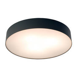 Plafon do kuchni ARENA BLACK 3x E14 śr. 40cm | czarny