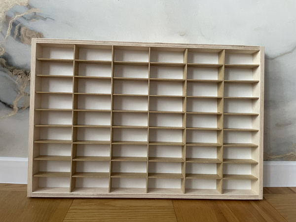 Półka na resoraki Hot Wheels drewniana organizer do pokoju dziecka 54B
