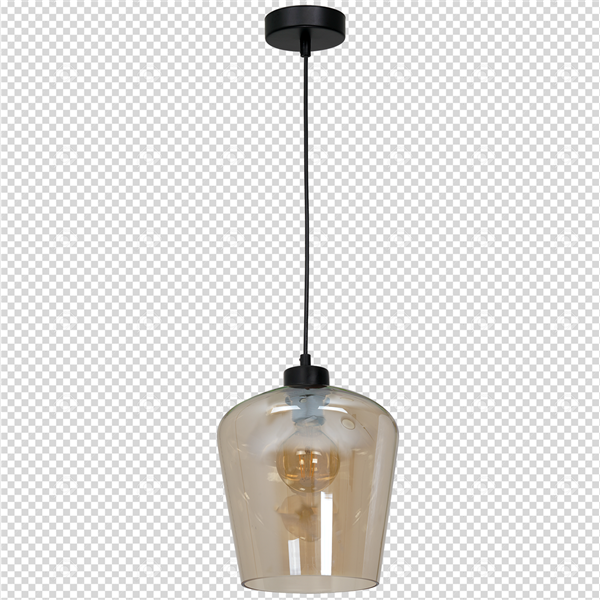 Nowoczesna lampa wisząca SANTIAGO AMBER MLP6607