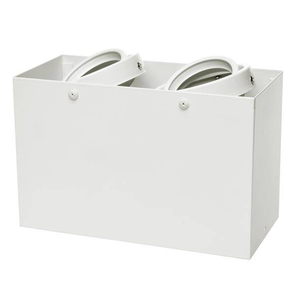 Natynkowa Box BLOCCO BIAŁA 2x7W GU10 LED