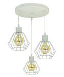 Lampa młodzieżowa szara w stylu loft Diament 3
