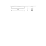 Lampa sufitowa SOFT CEILING LED GRAPHITE T8 11W 60x6cm | grafitowy