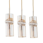 Lampa nad stół listwa KAPRIS GOLD III 52cm