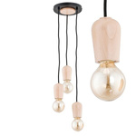 Drewniana lampa FANTUM drewno śr. 20cm