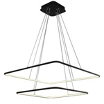 Nowoczesna lampa NIX II LED black 60cm