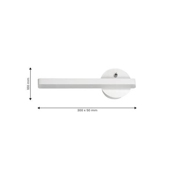 kinkiet SYDNEY 6W LED WHITE lewy