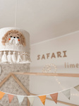 Lampa sufitowa do pokoju dziecka w stylu Boho Król Lew