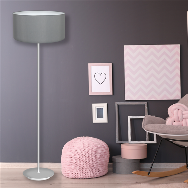 NOWOCZESNA LAMPA STOJĄCA BARI GREY 1xE27 MLP4691