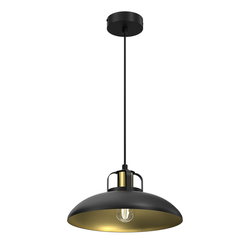 Lampa wisząca FELIX, MLP8906, czarny/złoty, 1x60W E27
