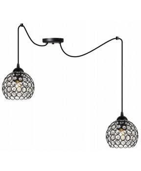 Nowoczesna Lampa wisząca typu Pająk Spider Crystal 3xE27 Led