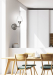 LAMPA ŚCIENNA KINKIET CANDELLUX TOGO 21-10622  G9 NIKIEL MAT PROMOCJA