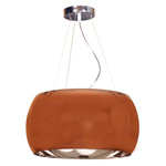 Lampa wisząca sufitowa złota szklana 3x40W G9 Gemo Candellux 31-25104
