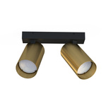 Lampa natynkowa sufitowa MONO II BRASS 10W GU10 | mosiądz