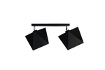 Lampa sufitowa dla dziecka czerwone abażury regulowana 2-punktowa Diament 2xE27 Led 