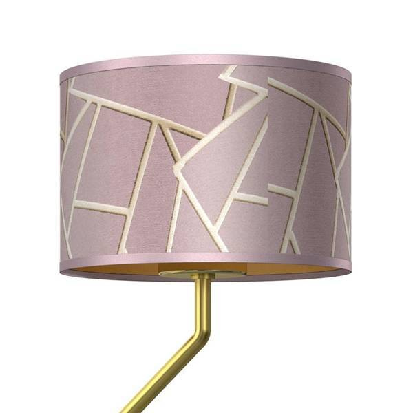 Kinkiet ZIGGY PINK, MLP7584, różowy/złoty, 1x60W E27 + 1x8W mini GU10 