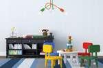 Lampa sufitowa dla dziecka kolorowa Mondo 3 loft