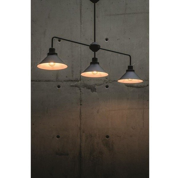 Kinkiet loft retro CRAFT czarny/biały