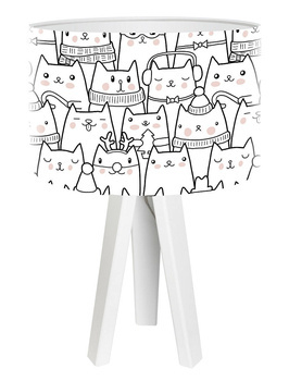 Lampka dziecięca stołowa Wesołe Kotki