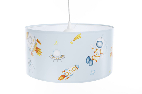 Lampa sufitowa dla chłopca i dziewczynki Rakiety w Kosmosie 50 cm